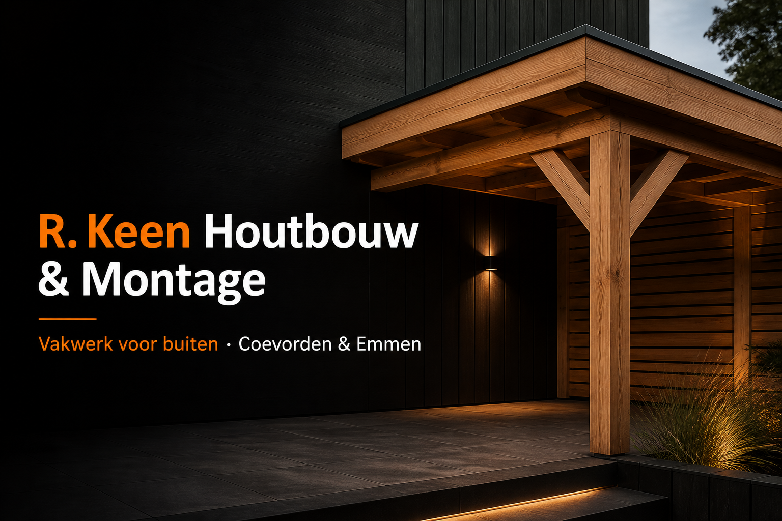 R. Keen Houtbouw & Montage — vakwerk voor buiten in Drenthe