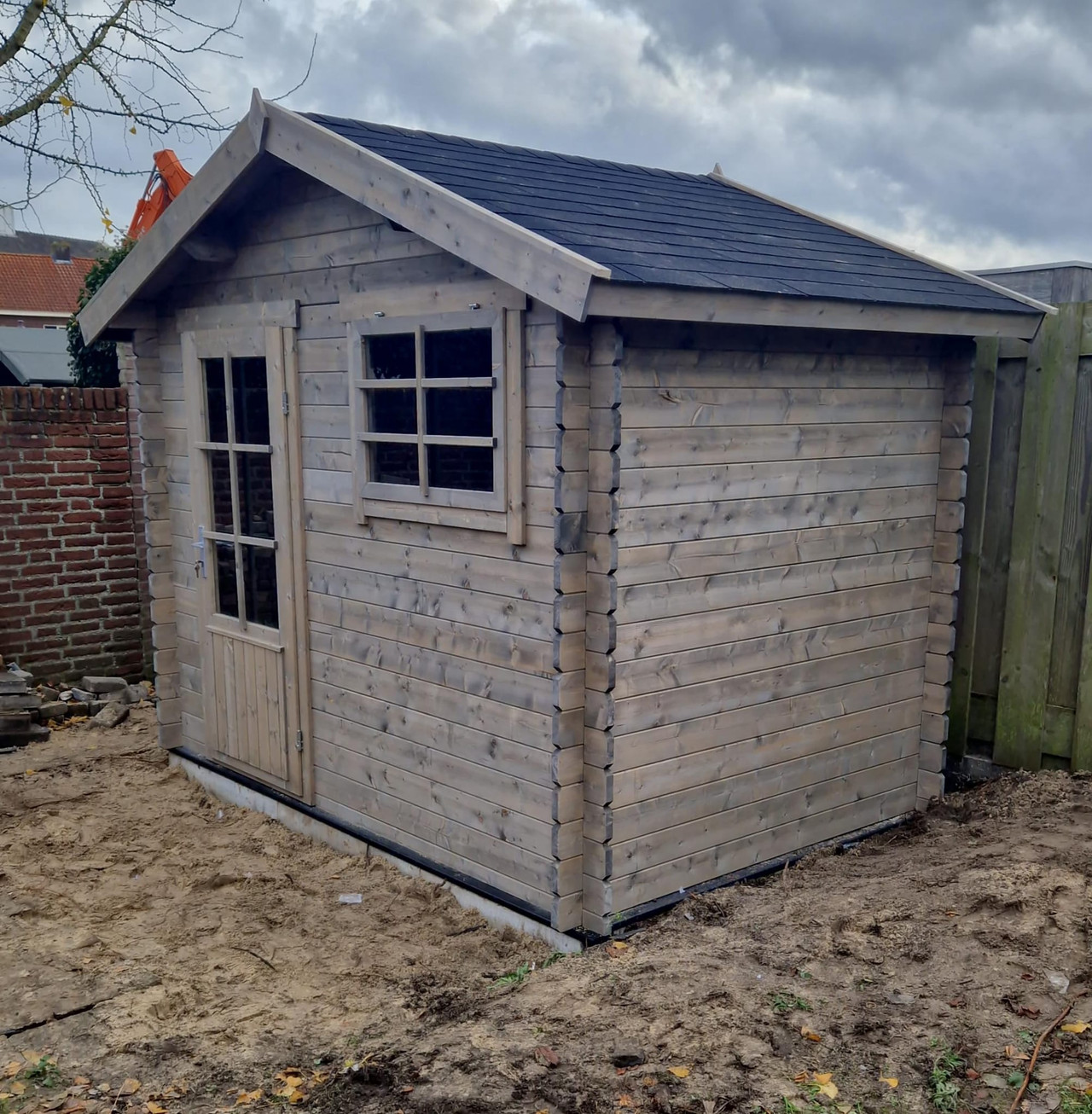 Blokhutten uitgevoerd door R. Keen Houtbouw & Montage - foto 1