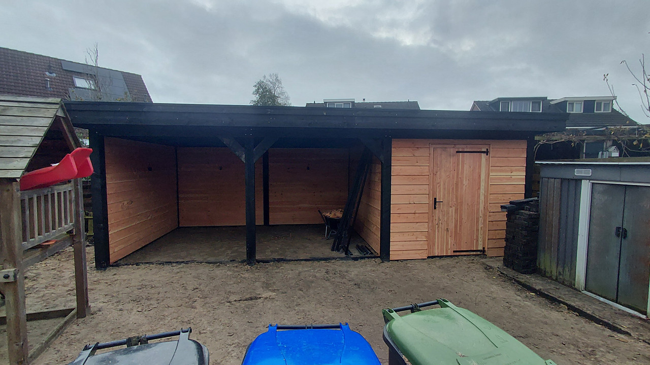 Overkapping uitgevoerd door R. Keen Houtbouw & Montage - foto 1