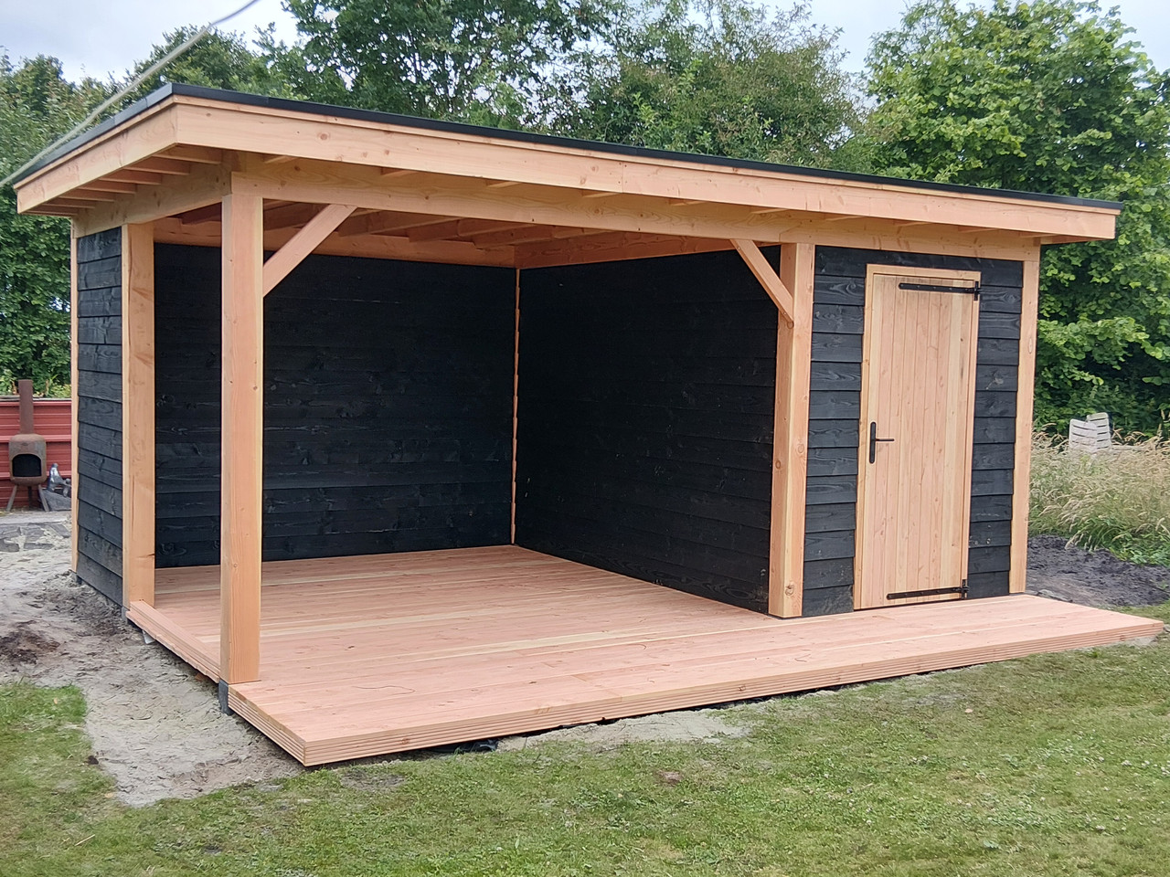 Overkapping uitgevoerd door R. Keen Houtbouw & Montage - foto 3