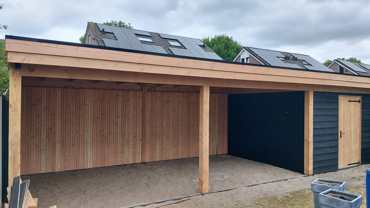 Overkapping uitgevoerd door R. Keen Houtbouw & Montage - foto 5
